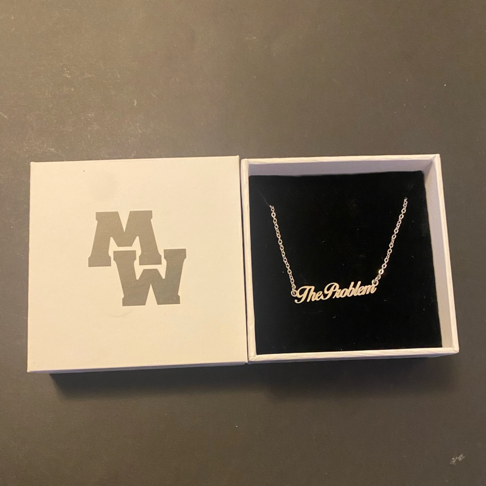 Rare Morgan Wallen The Problem Necklace NIB